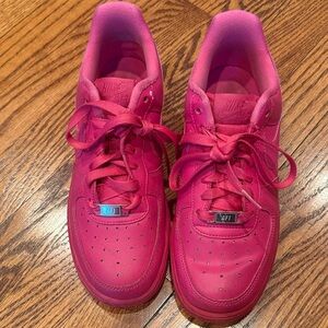 Nike Air Force 1 Hot Pink Fuchsia Sneakers
